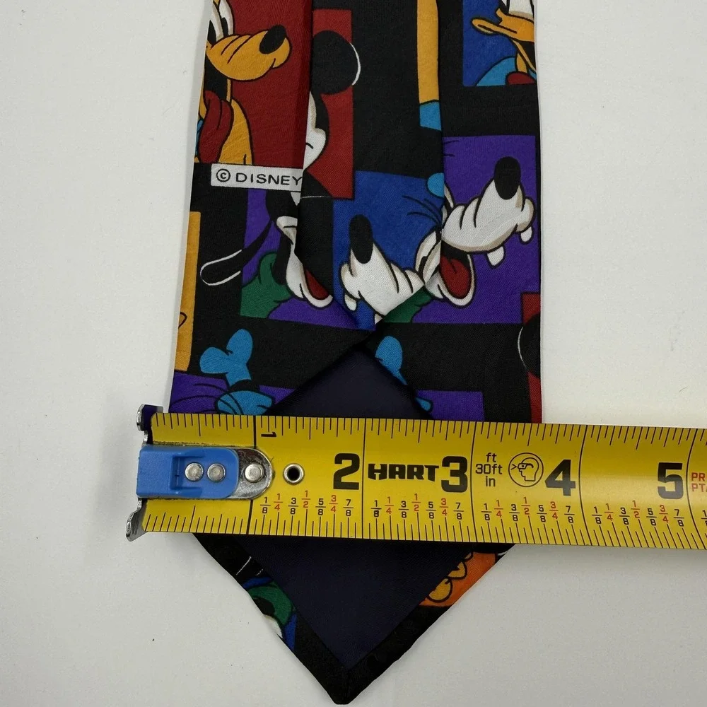 Vintage Disney Mickey Unlimited Tie Mens One Size Multicolor Characters USA